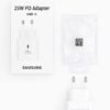 Samsung 25W USB-C PD Adapter  Super Fast Charging for Android & iPhone